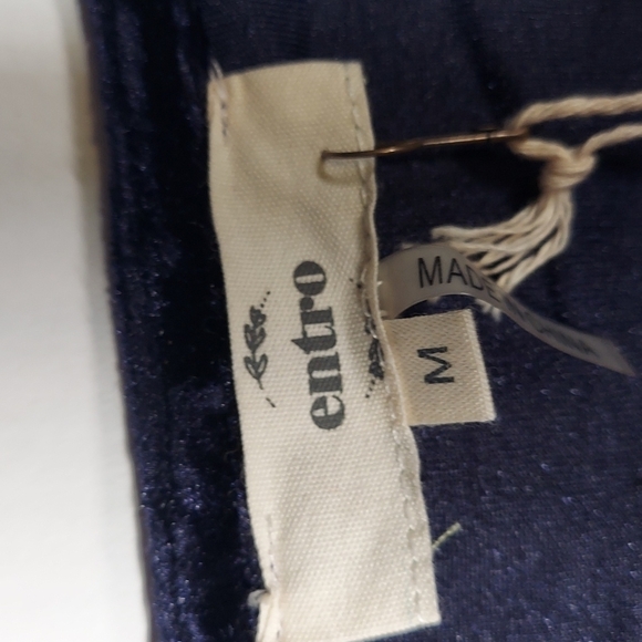 Entro Violet Blue Top Size M - Picture 2 of 10